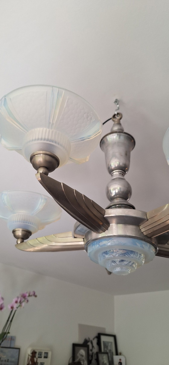 Image 1 of Art deco kroonluchter hanglamp 1920