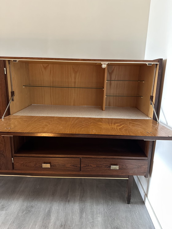 Image 1 of Mid Century Low Board kast