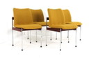 Set of 4 Thereca chairs upholstered vintage