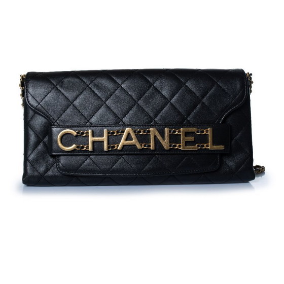 Chanel, Bolso de mano con solapa y logo encadenado – Clutches, Lambskin (photo 8 of 18)