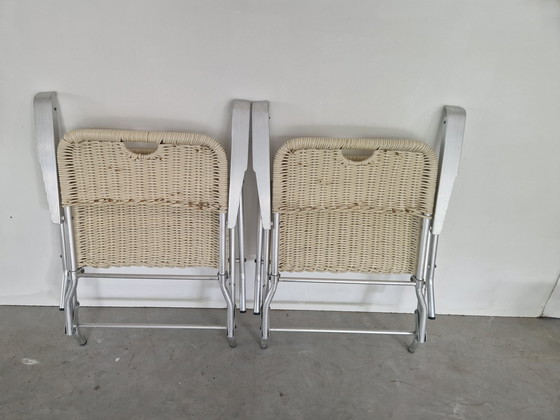 Image 1 of Un par de sillas plegables hilbrant mid century