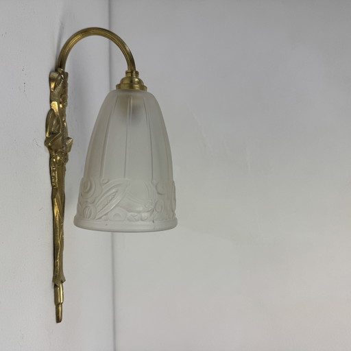 Alte Art-Deco Wandleuchte