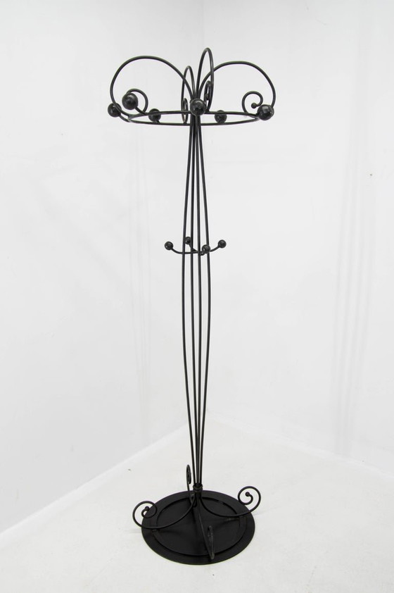 Image 1 of Vintage Italian Iron Coat Rack 1980s