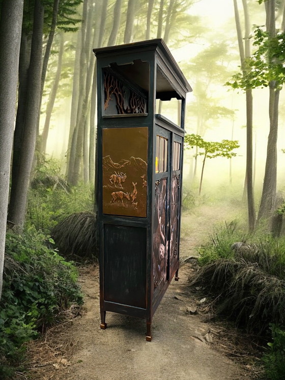 Image 1 of Oh Deer Art Deco Deer Cabinet