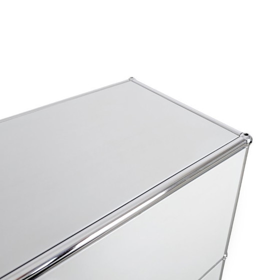 Image 1 of Originele USM Haller ladekast, Fritz Haller witte kast/dressoir