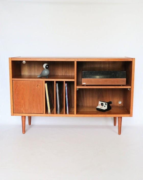 Image 1 of Vintage Deense platenspeler audiomeubel teak