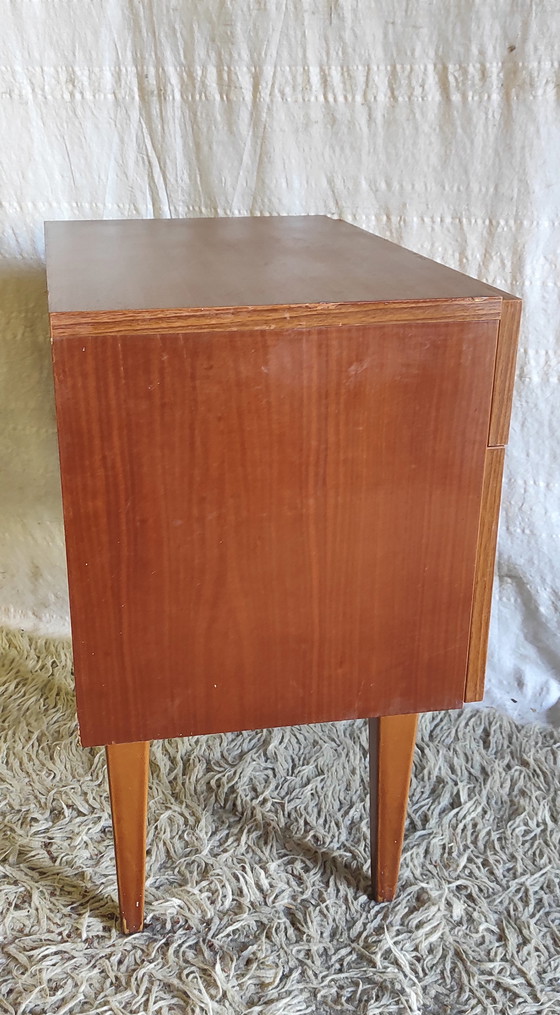 Image 1 of Wooden side table/bedside table - mid-20th century