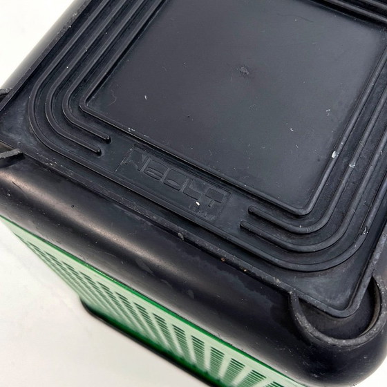 Image 1 of Poubelle perforée verte de Neolt, années 1980