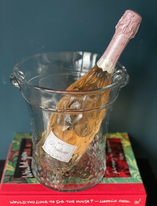 Glacière à champagne verre vintage