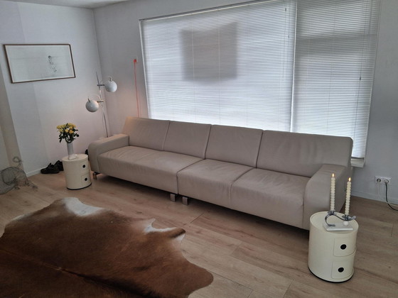Image 1 of Sofá de diseño grande de piel Leolux B-flat