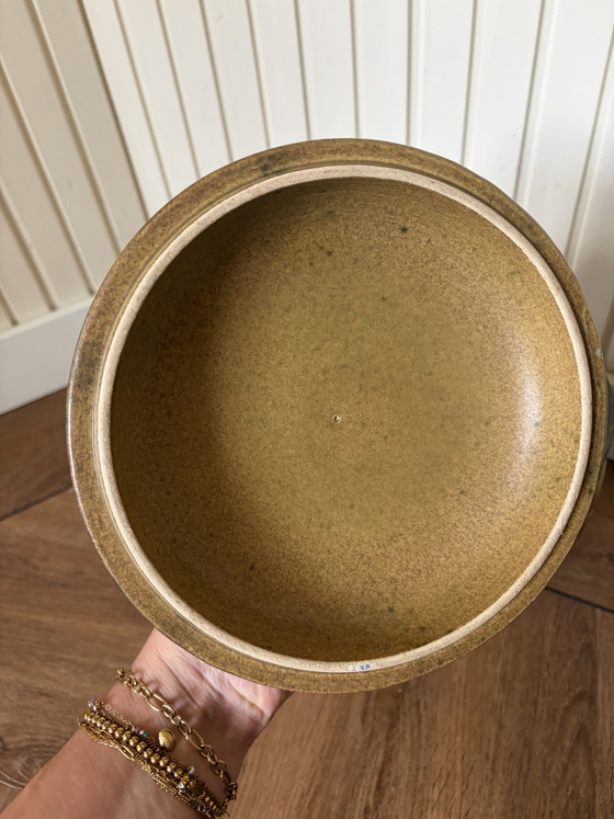 Jasba zeldzame pot met deksel – west germany jasba, Vazen, Ceramic (photo 5 of 8)