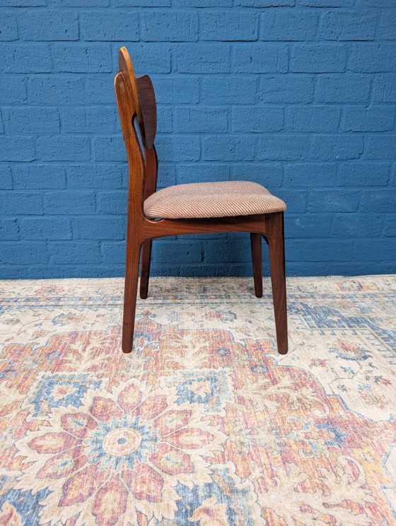 Image 1 of 4 chaises danoises vintage, années 1960