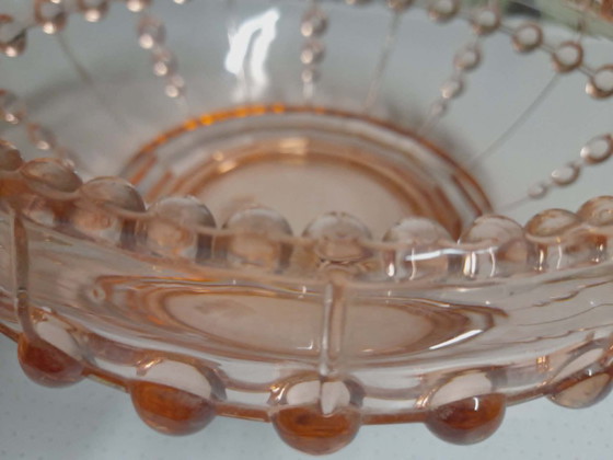 Image 1 of Ciotola in vetro Art Déco in stile depressione