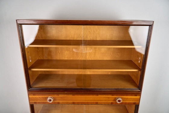 Image 1 of Libreria Art Déco, vetrina, Český Nábytek, 1960, Cecoslovacchia