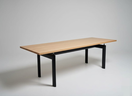 Iconic LC6 dining table by Le Corbusier (Cassina)