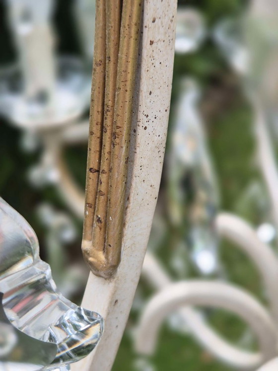 Image 1 of Originele Domicil kroonluchter "Tredo" - Murano glas & gouden accenten