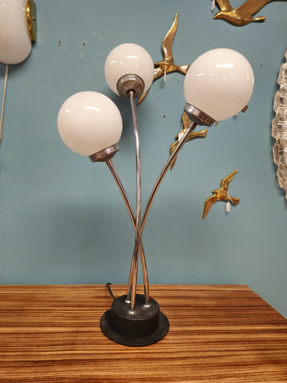 Image 1 of Vintage Bulb Lamp Table Lamp Desk Lamp Bulbs Chrome