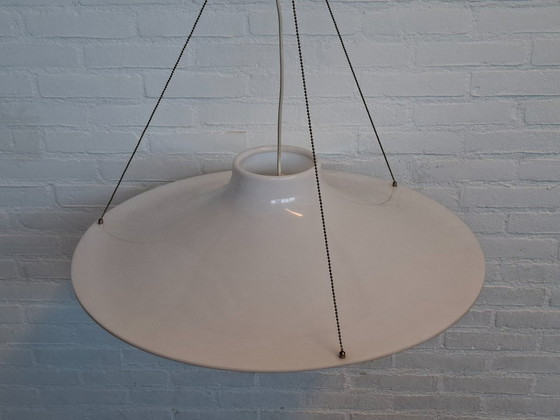 Pendelleuchte Skyflyer von Yki Nummi Finnland 1960 – Sanka, Pendelleuchten, Metall, Plexiglas, Vintage (photo 6 of 7)