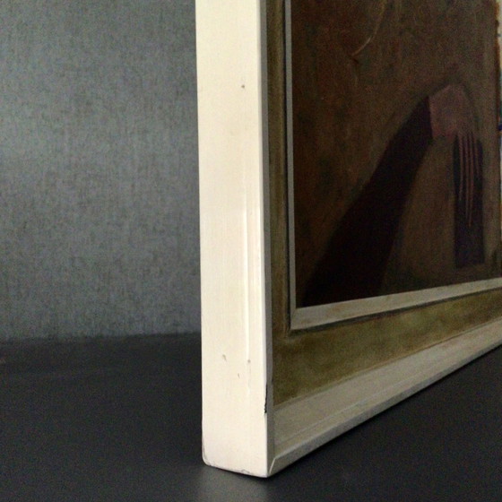 Image 1 of Origineel kunstwerk op linnen uniek handgeschilderd