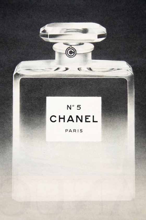 Image 1 of Manifesto pubblicitario originale Chanel n. 5 vintage del 1964 / Incorniciato / 31x23,5 cm / Ottime condizioni / Nessuna ristamp
