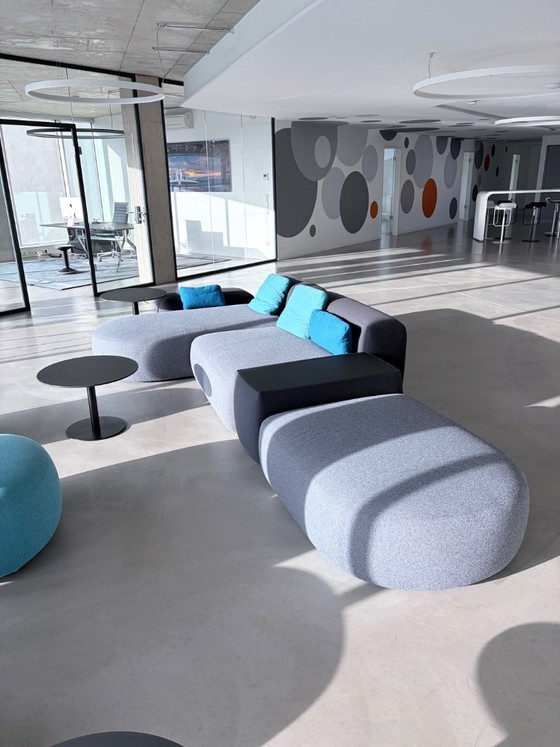 Image 1 of Sofá lounge LaPalma PLUS gris + Mesa LaPalma Brio