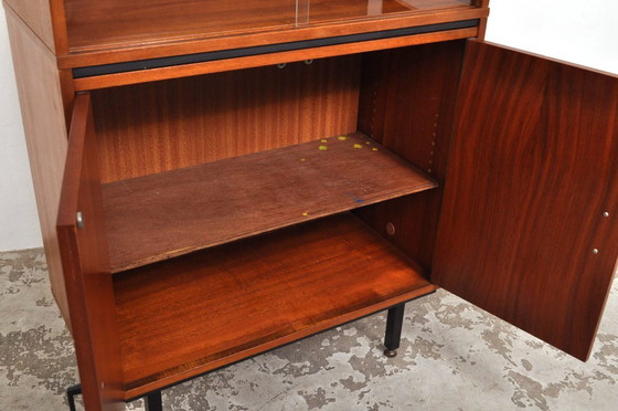 Image 1 of Vintage modular cabinet with display case, 1960s