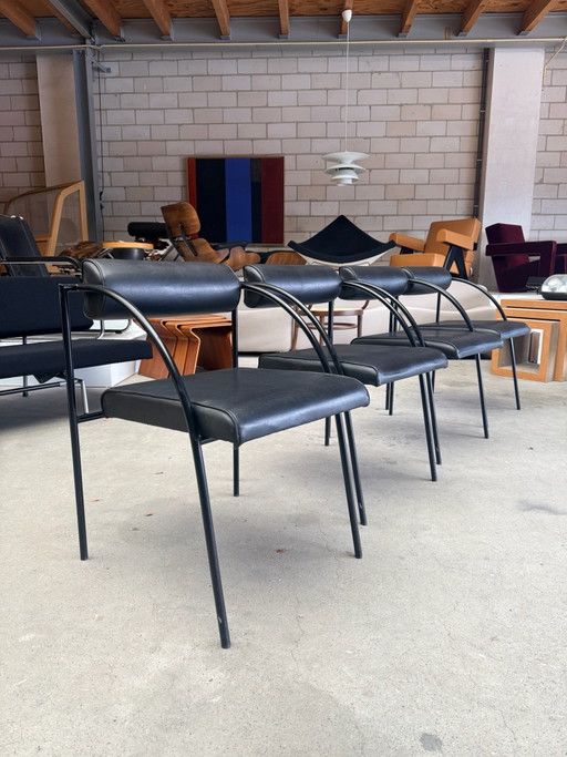 Set of 4 Bieffeplast Vienna chairs, Rodney Kinsman (set price)