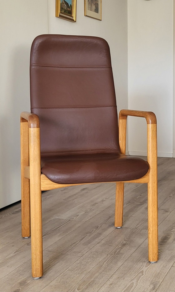 Image 1 of Danish design dining set, solid oak