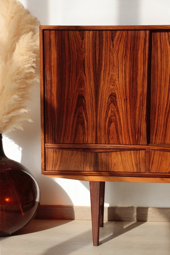 Image 1 of Skandinavisches Highboard aus Palisanderholz – Entwurf von E.W. Bach (1960er Jahre)