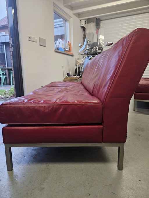 2 canapés Jori rouges