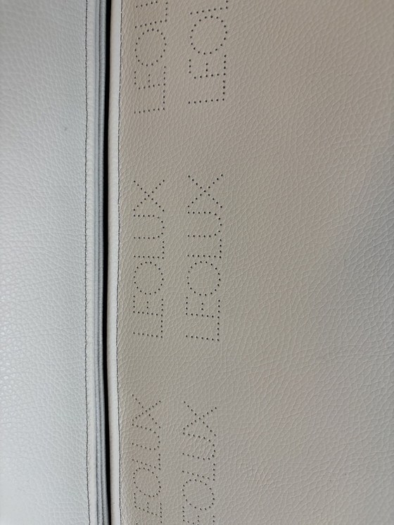 Image 1 of Sofá de diseño Leolux B-Flat, piel, gris-beige