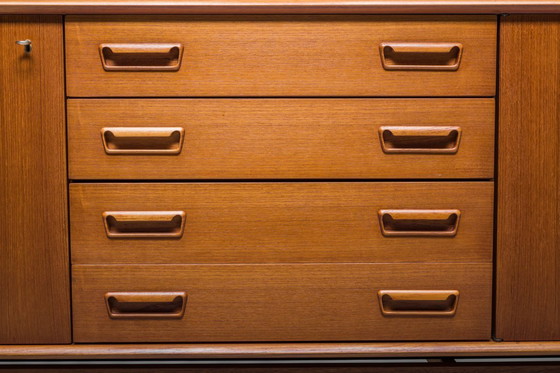 Image 1 of Credenza danese in teak di Gunnar Nielsen per Tibergaard, 1960