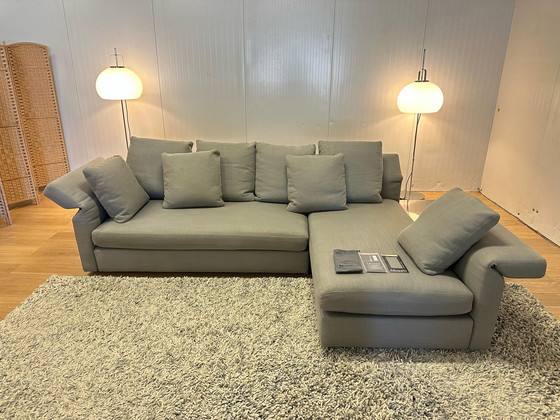 Image 1 of Divano angolare Minotti Collar con tavolino Minotti in condizioni nuove