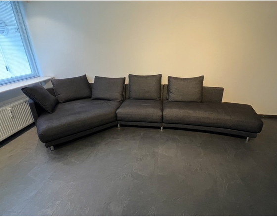 Image 1 of Rolf Benz Ecksofa Onda 005 schwarzgrijs Designersofa