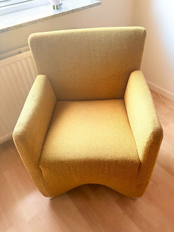 Image 1 of Hannes Wettstein “capri jolly” Baleri Italia - fauteuil in wol