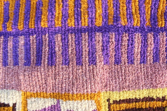 Image 1 of Marokkaans wollen tapijt – Uniek ontwerp & handgemaakt 200cmx300cm