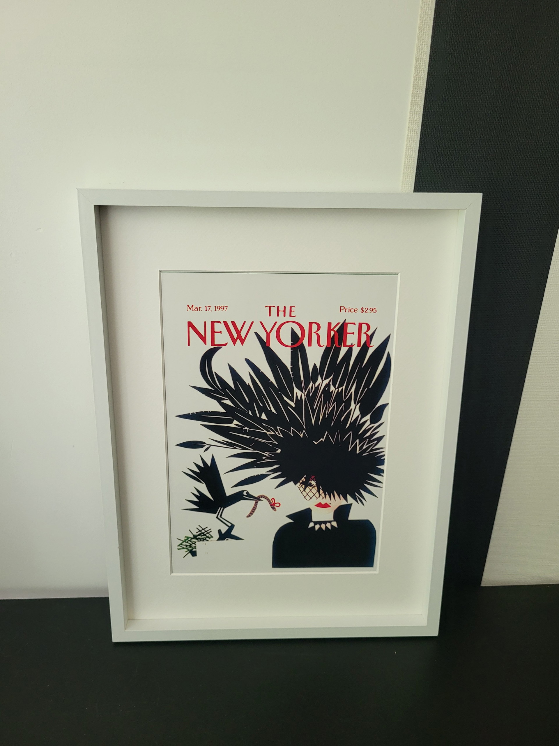The New Yorker 特注額装 90 x 60cm アート フレーム Iconic print from The New Yorker, framed | Art Prints second-hand