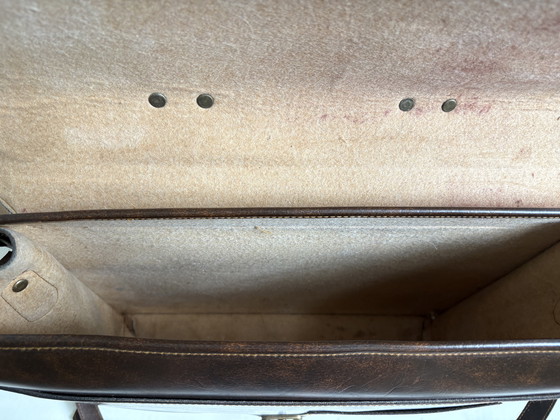 Image 1 of Borsa da lavoro in pelle vintage in ottime condizioni