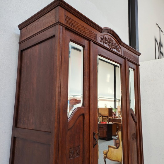 Image 1 of Vintage Antique wardrobe closet detachable wardrobe