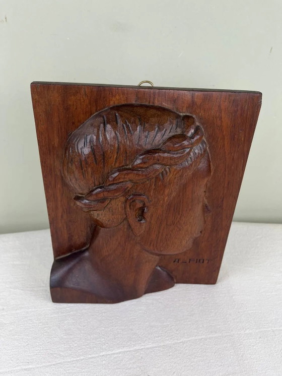 Scultura da parete – Sculture, Wood, Vintage (photo 2 of 7)