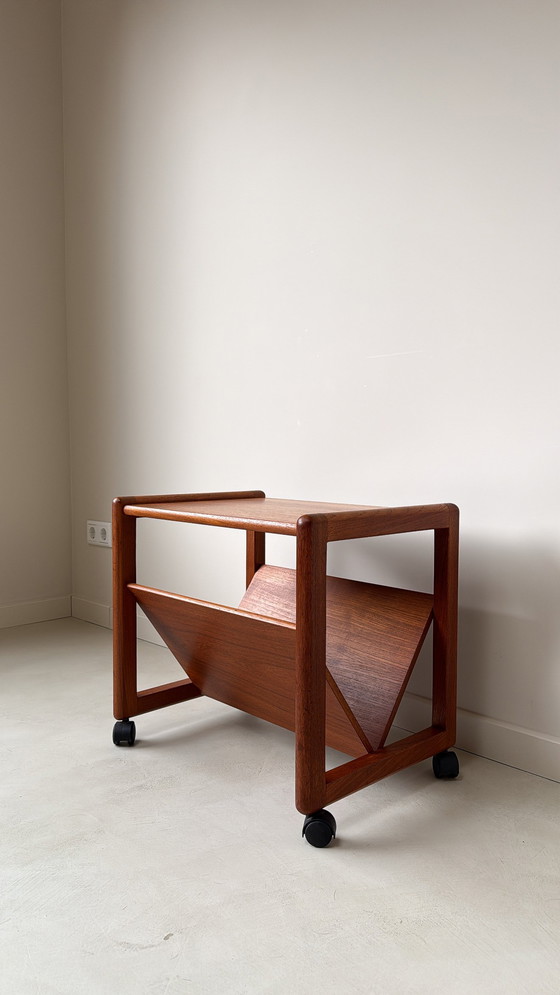 Image 1 of Vintage Danish Furniture teak side table/magazine rack