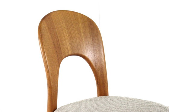 Image 1 of Set di 4 sedie vintage Cowfoed Morten John Mortensen imbottite