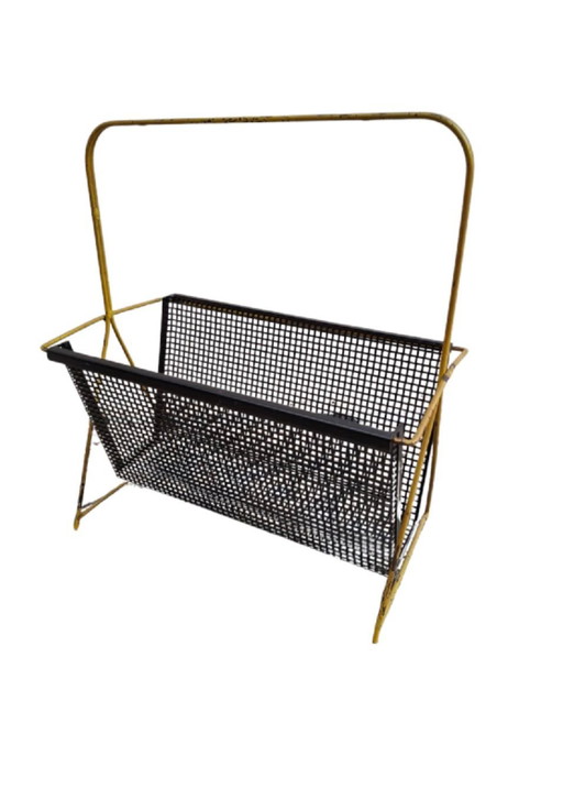 Portariviste Pilastro, design vintage olandese, metà del XX secolo