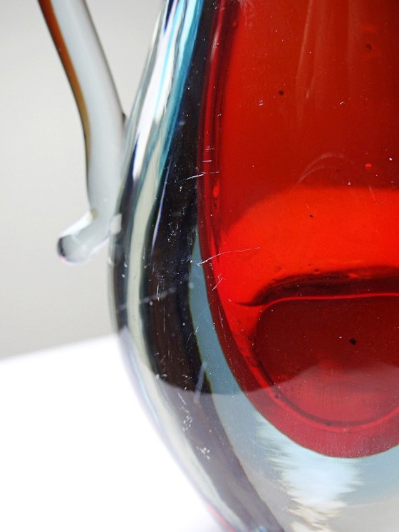 Image 1 of Sommerso pitcher vase att. Flavio Poli, Murano 1960-1970