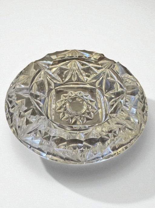 Portacenere in vetro lavorato