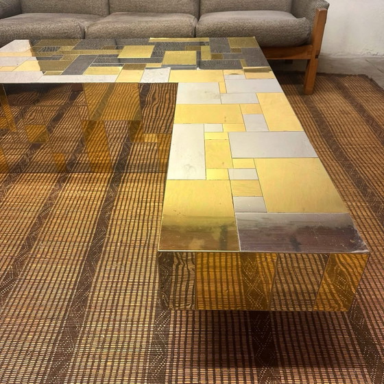 Coffee table « cityscape » by Paul Evans, 1970, Bronze, Gold (photo 5 of 10)