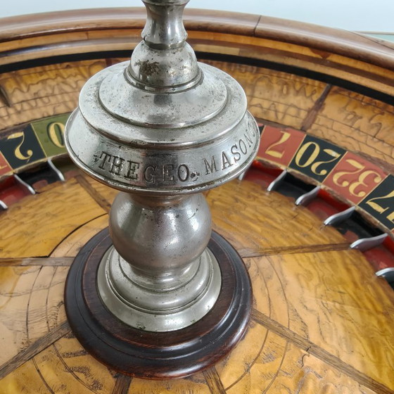 Image 1 of Tavolo da roulette antico della Mason & Co. – Denver, Colorado, inizio XX secolo