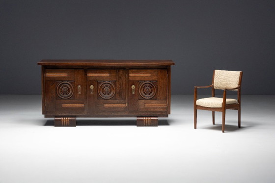 Image 1 of Buffet Art Déco de Charles Dudouyt, France, années 1940