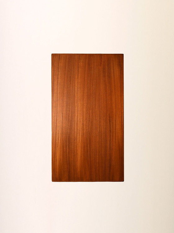 Image 1 of Vintage Scandinavian Teak Chest of Drawers, Flamed Grain