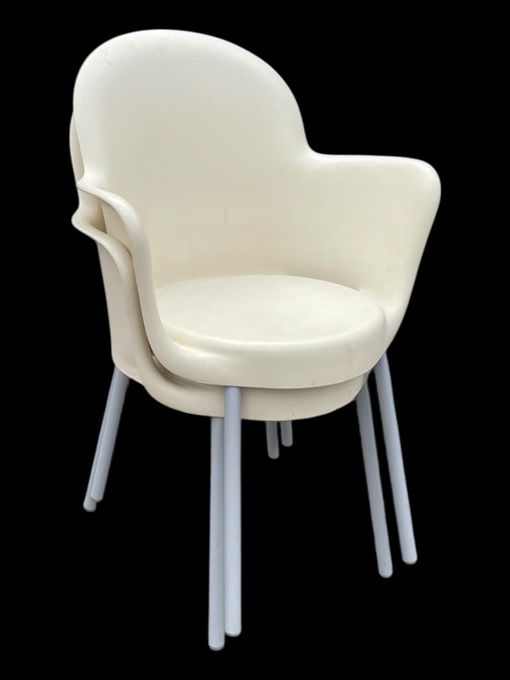 Image 1 of 2x Marcello Ziliane Gogo Chair per Sintesi Made in Italy